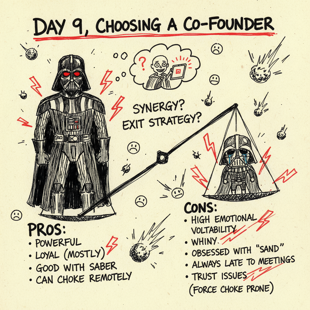 Day 9, Choosing a Co-Founder