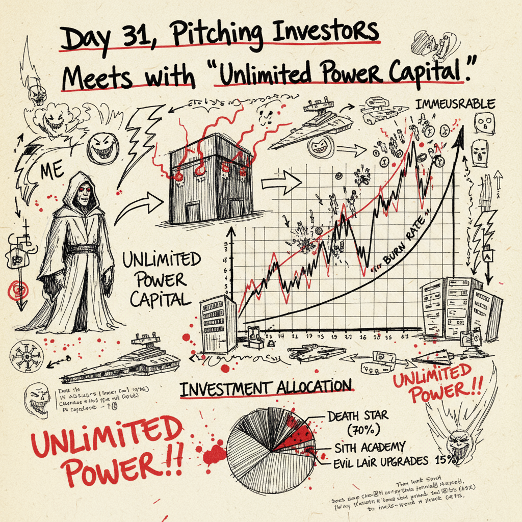 Day 31, Pitching Investors