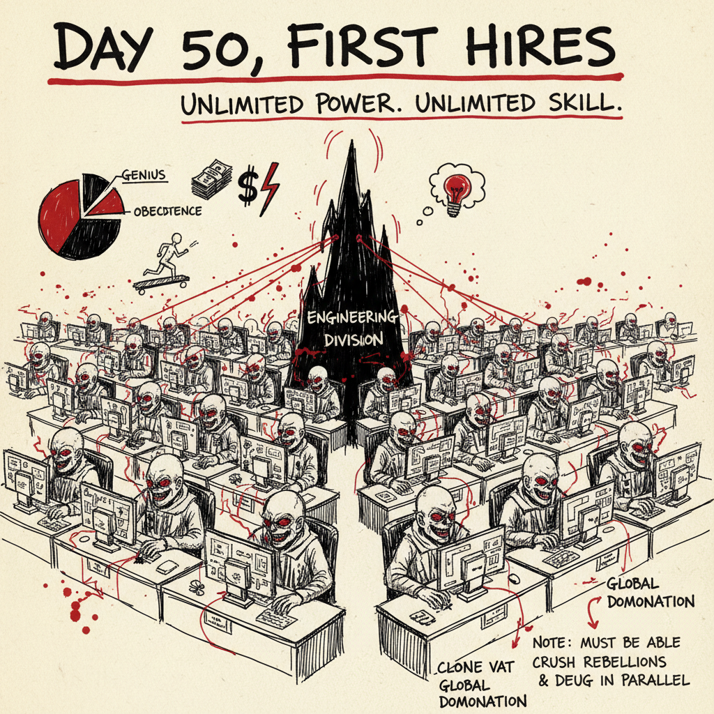 Day 50, First Hires